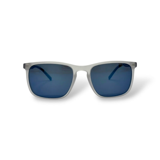 Nautica N6255S Gray and Blue Frame with Blue Mirror Lens Sunglasses
