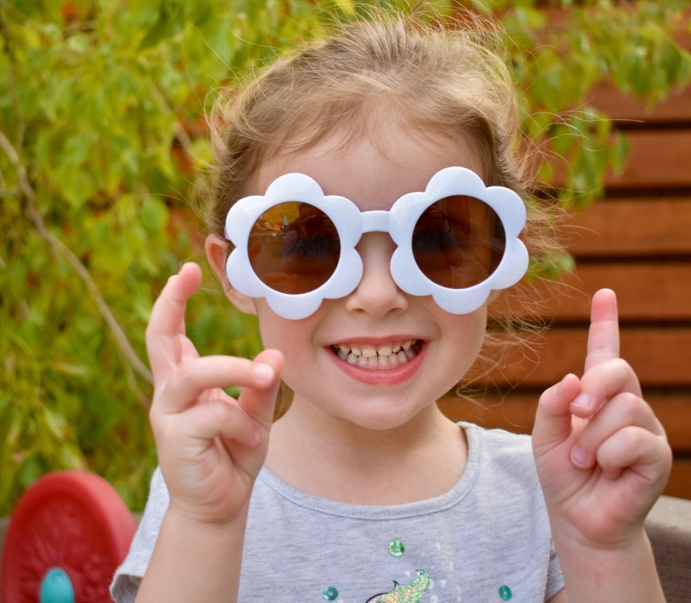Toddler Girl Flower Power Sunglasses