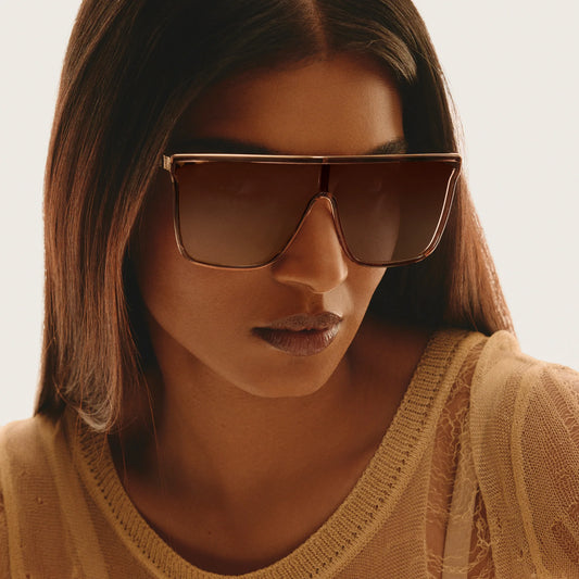 Nightfall Remixed Doe Frame and Brown Fawn Lens Sunglasses