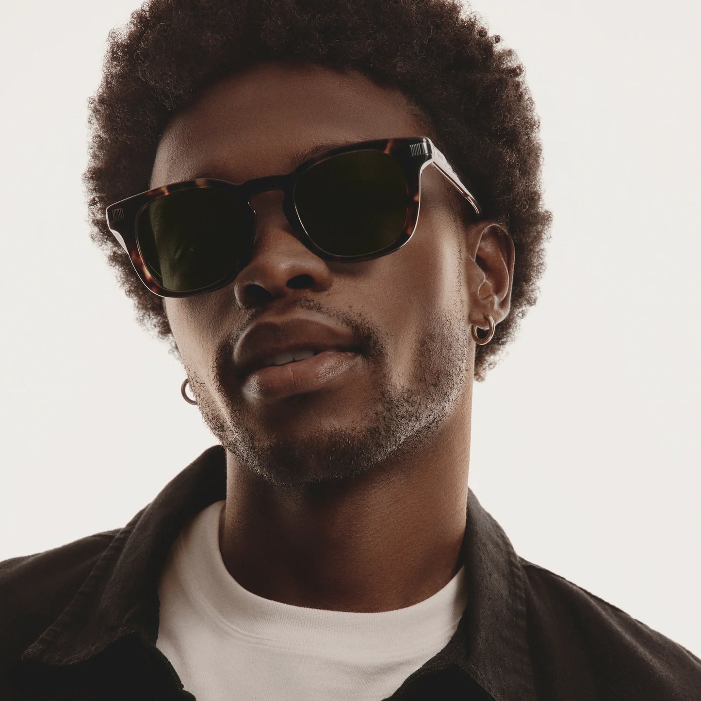 The Weekender Dark Tortoise Frame with Green Lens Sunglasses