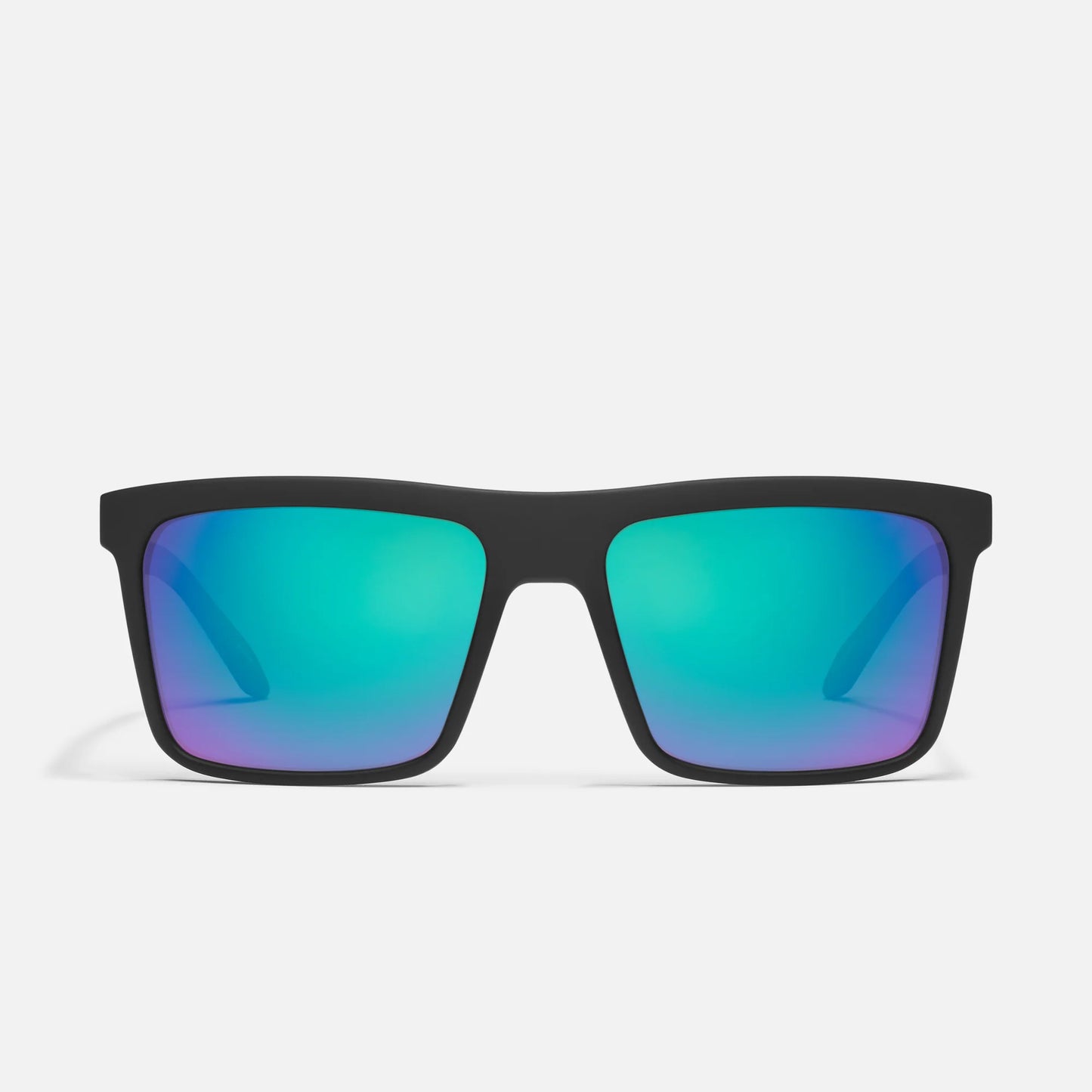 Quay - Let It Run Matte Black Frame Navy Polarized Lens Sunglasses