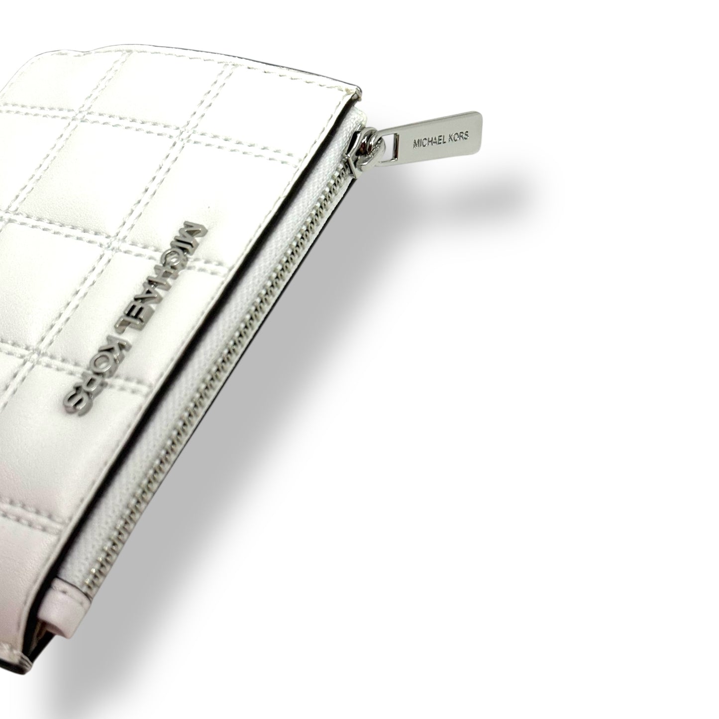 Michael Kors White Jet Set Travel Small Coin Pouch