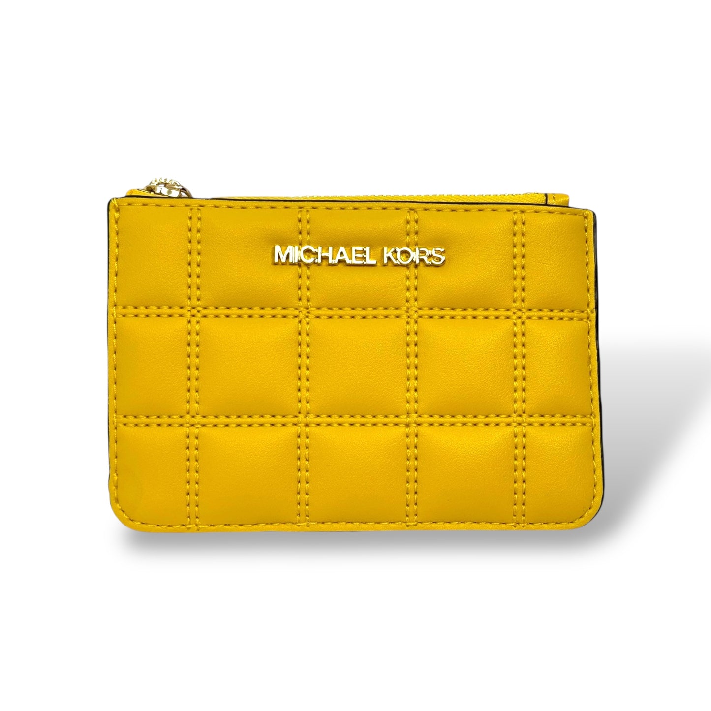 Michael Kors Yellow Jet Set Travel Small Coin Pouch