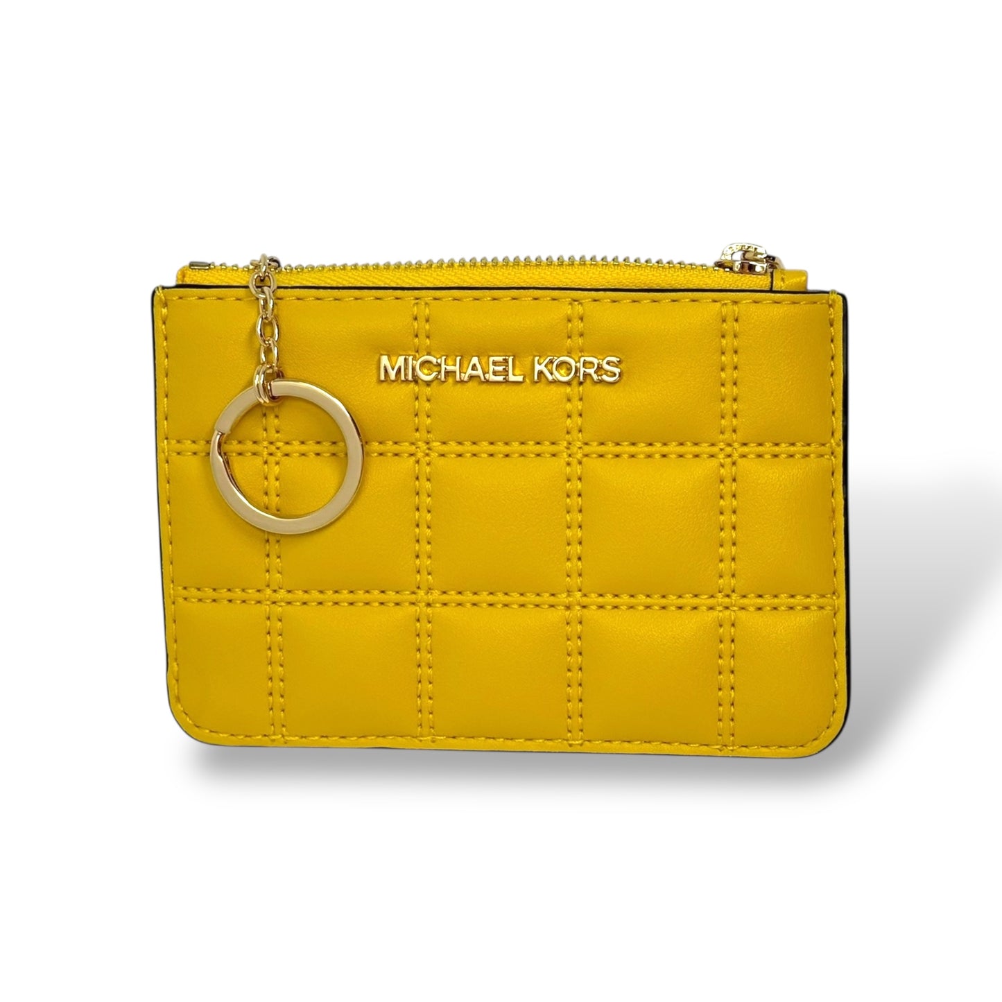 Michael Kors Yellow Jet Set Travel Small Coin Pouch