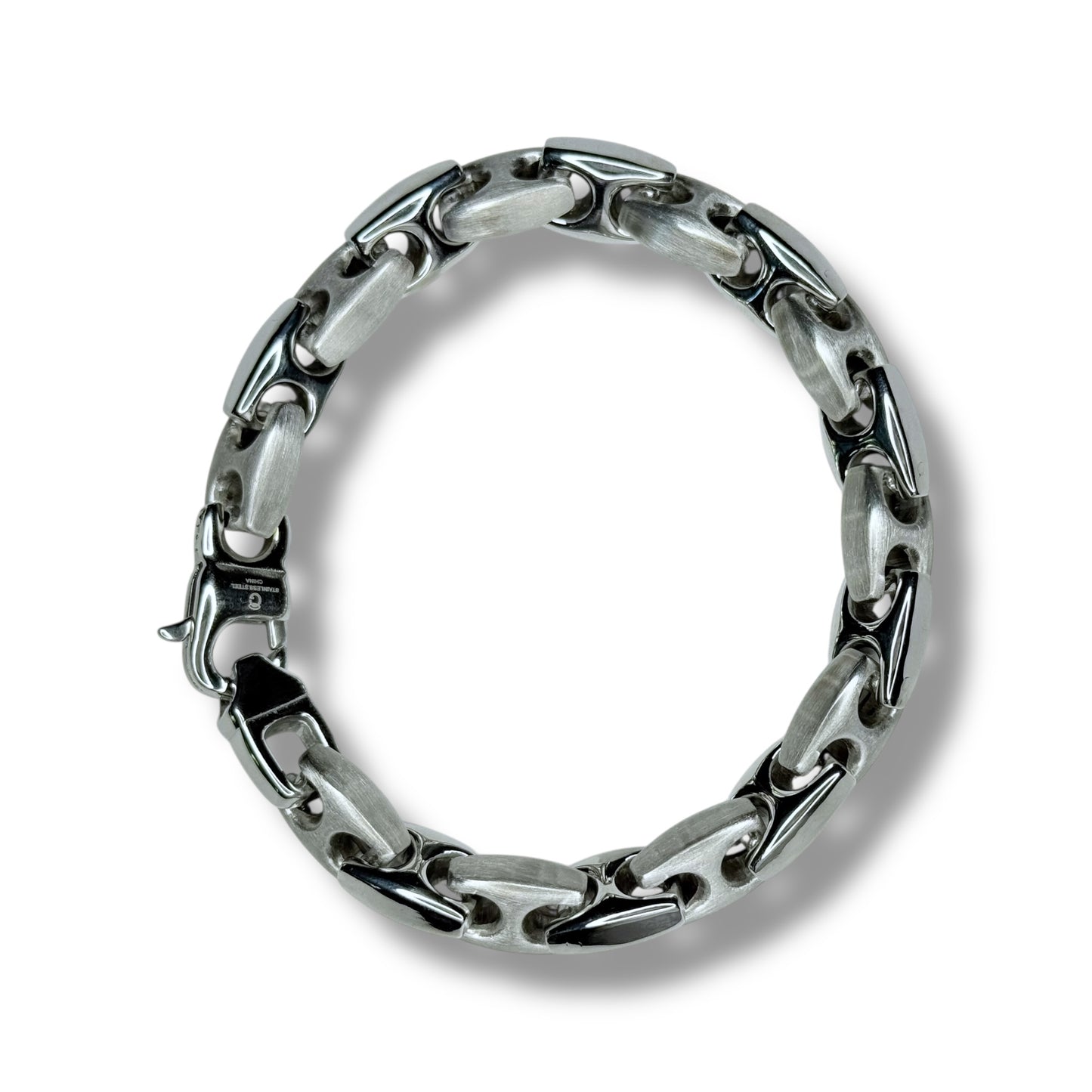 Men's Stainless Steel Link Bracelet