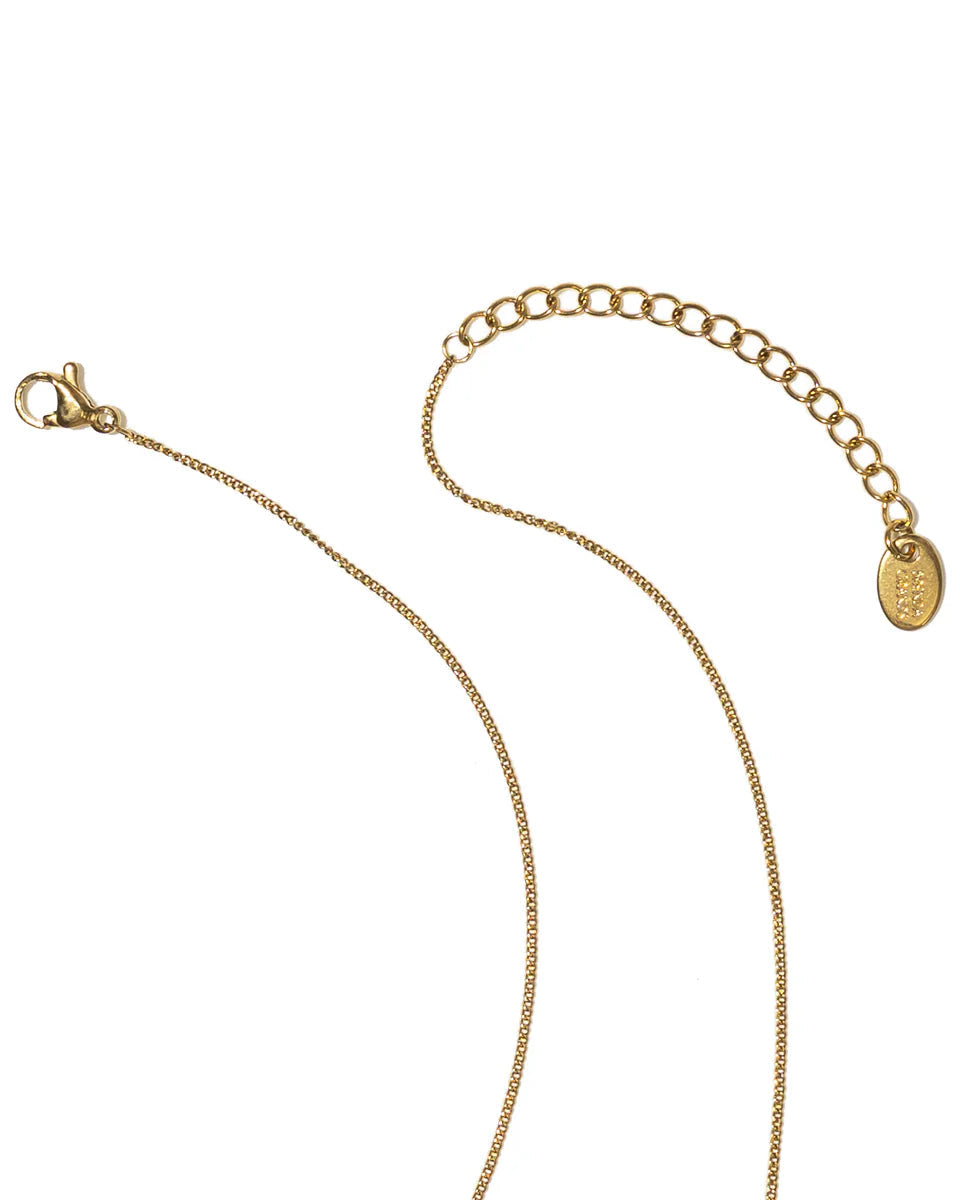 18K Gold Star Shaped Diamond Necklace
