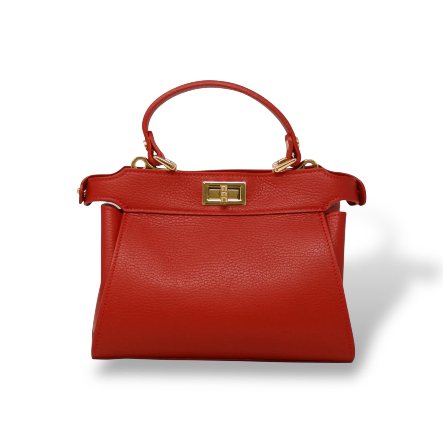 Elena Handbag Genuine Italian Leather Handle Bag - Assorted Colors