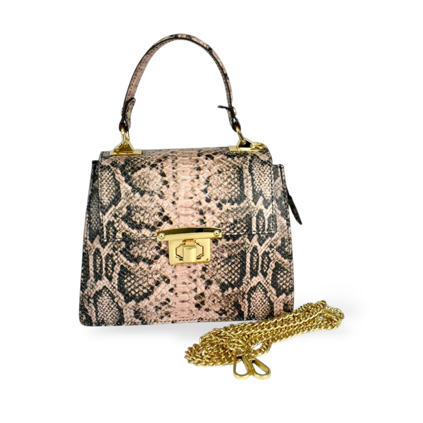 Valentina Handbag Genuine Italian Leather Handle Bag