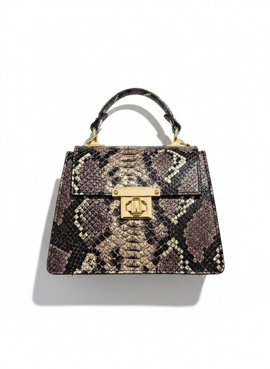 Valentina Handbag Genuine Italian Leather Handle Bag