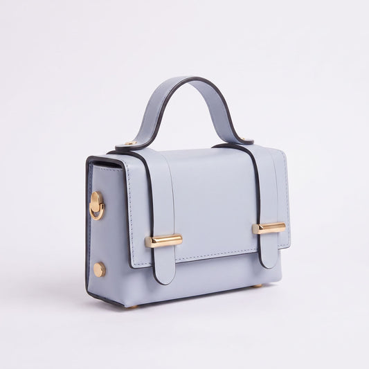 Teroso Italian Leather Chain Clutch