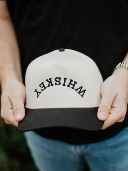Whiskey Upside Down Hat - Black/Tan