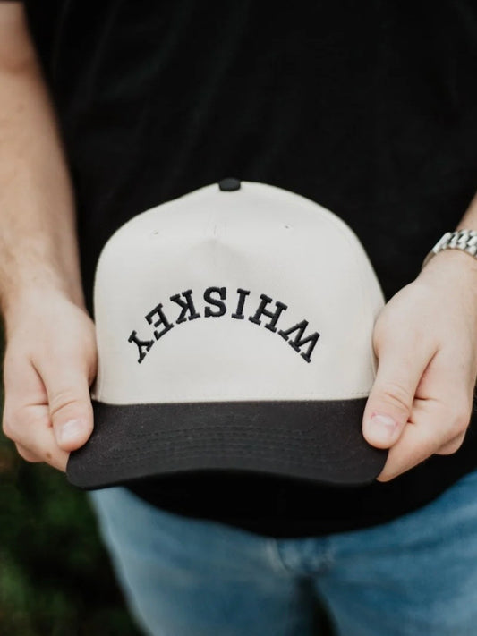 Whiskey Upside Down Hat - Black/Tan
