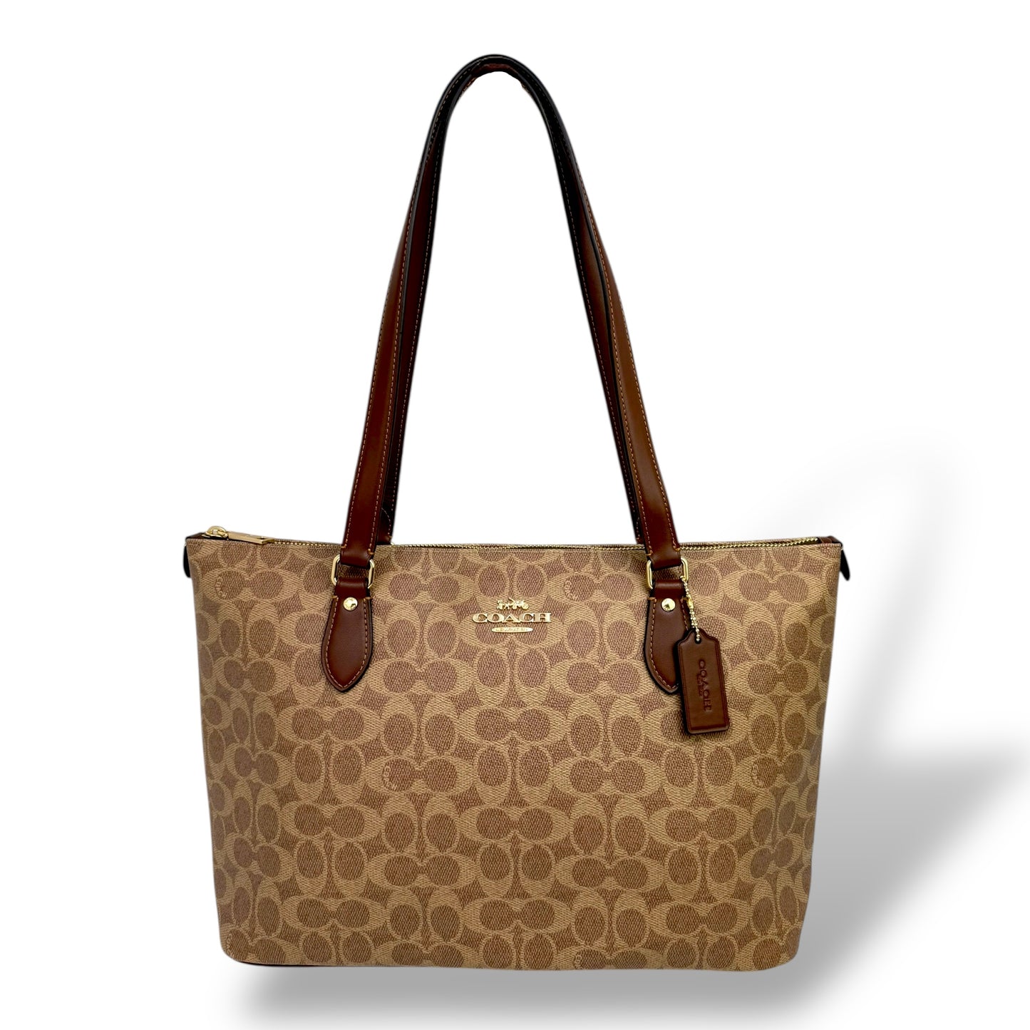 Coach Signature Canvas Gallery Tote