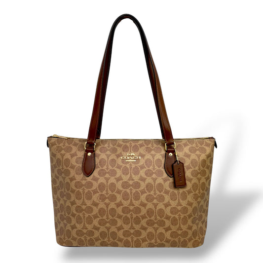 Coach Signature Canvas Gallery Tote