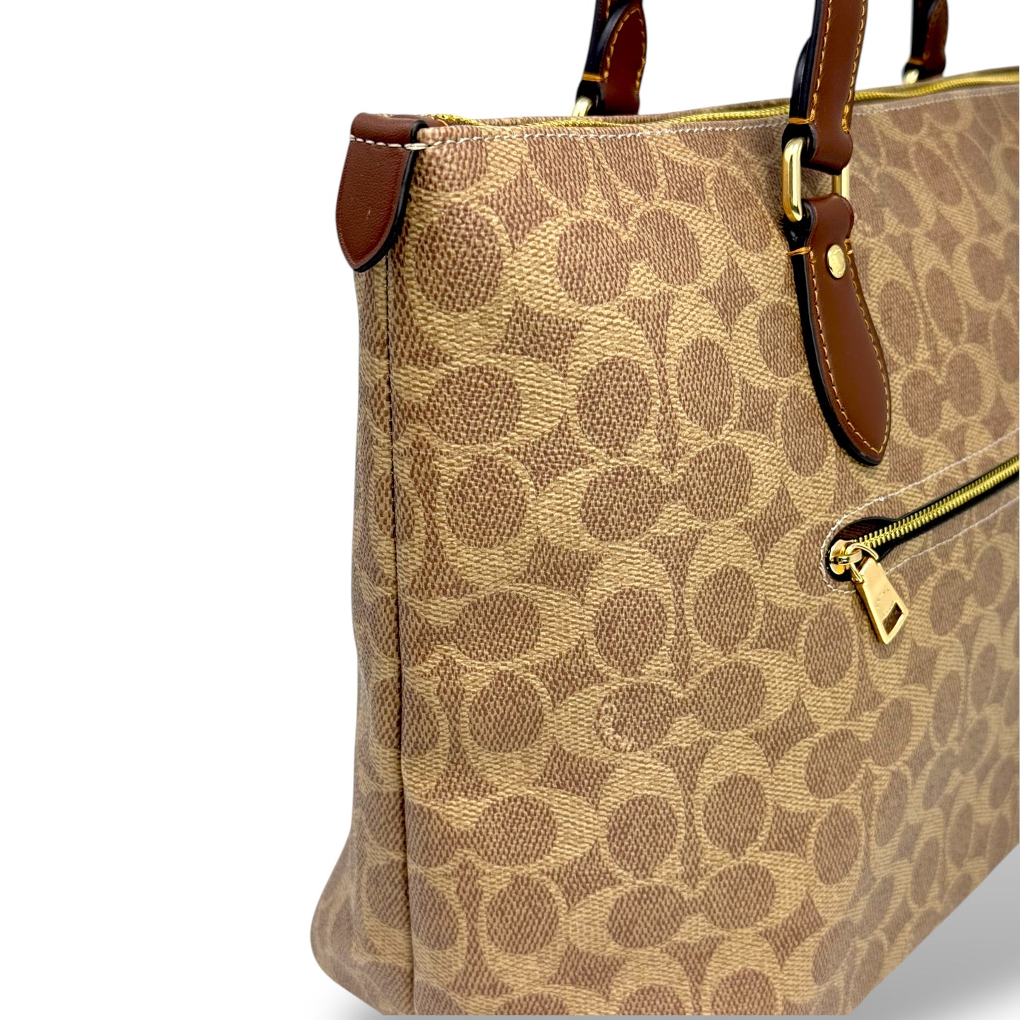 Coach Signature Canvas Gallery Tote