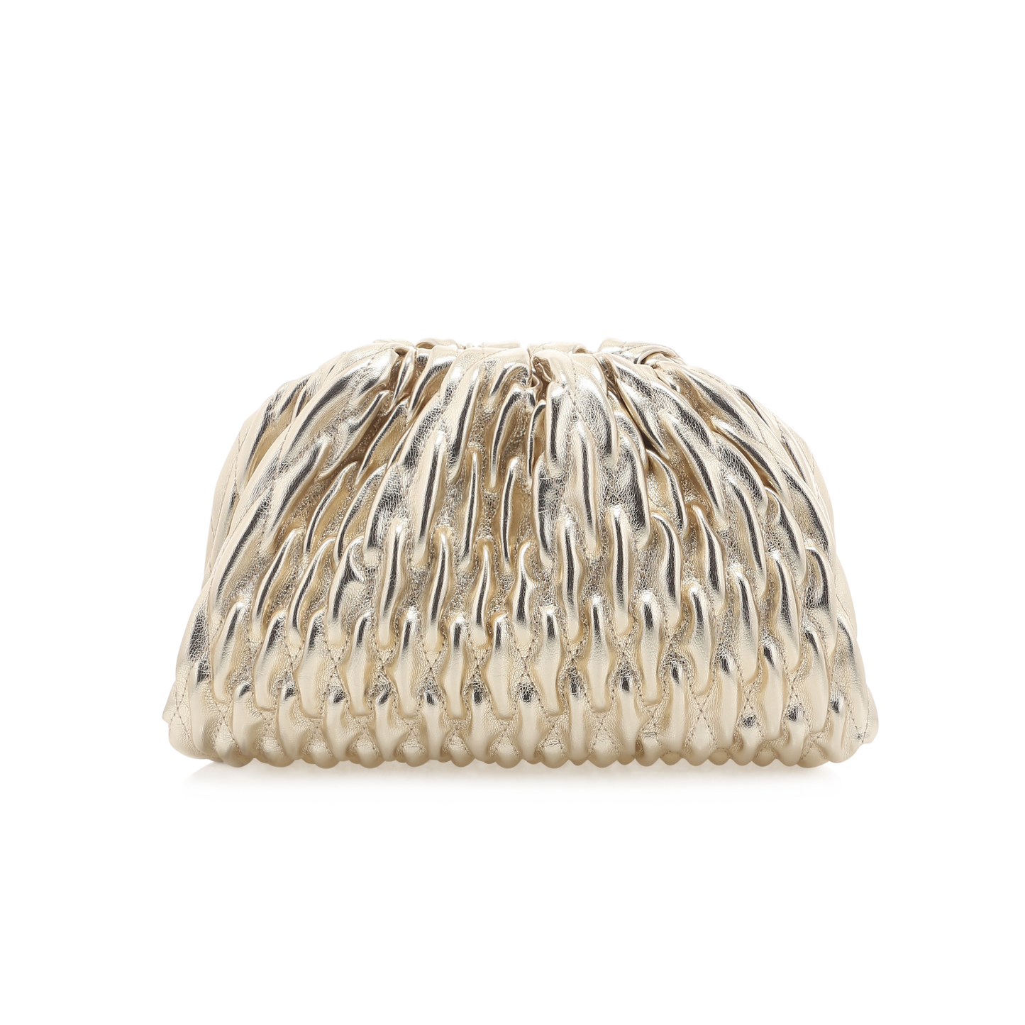 Textured beanie hat on a white background