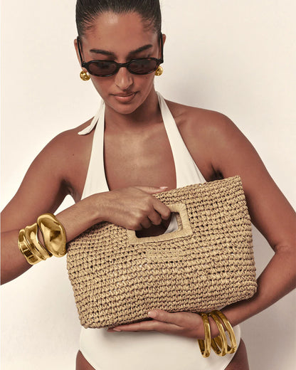 Billini Leah Handle Bag - Natural Raffia