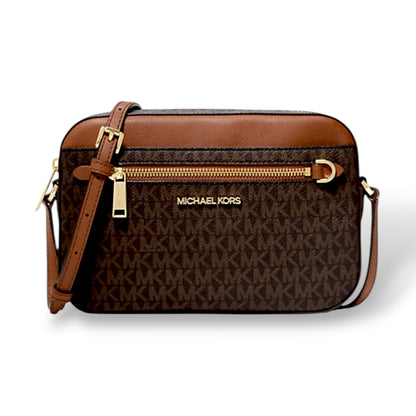 Michel Kors Jet Set Travel Large Zip Chain Crossbody Bag