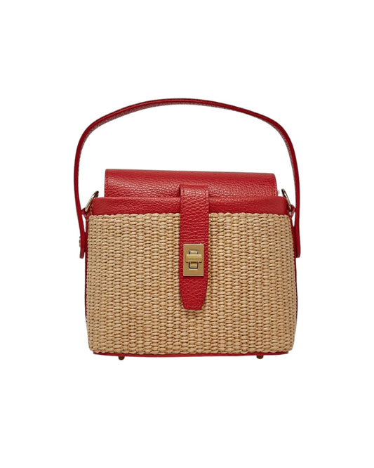 Sole Raffia Crossbody