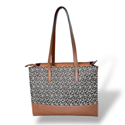 Tommy Hilfiger Large Canvas Logo Tommy Tote