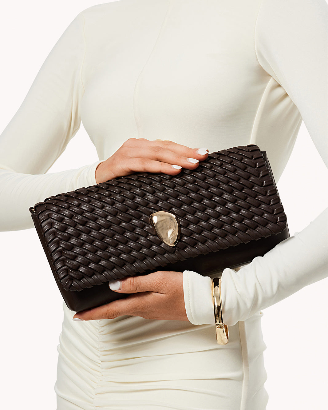 Billini Leilah Clutch Bag - Chocolate