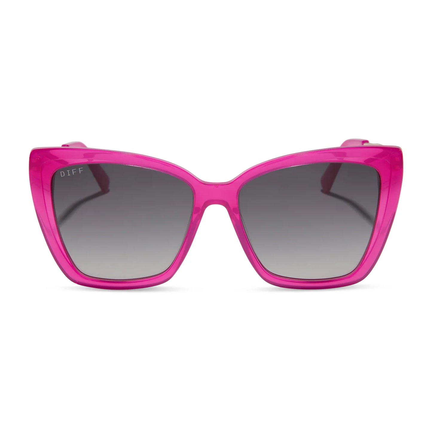 Becky II Bright Tulip Grey Gradient Polarized Sunglasses