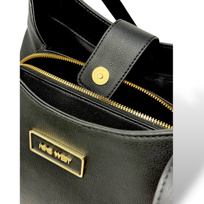 Nine West Keifer All Black Shoulder Bag