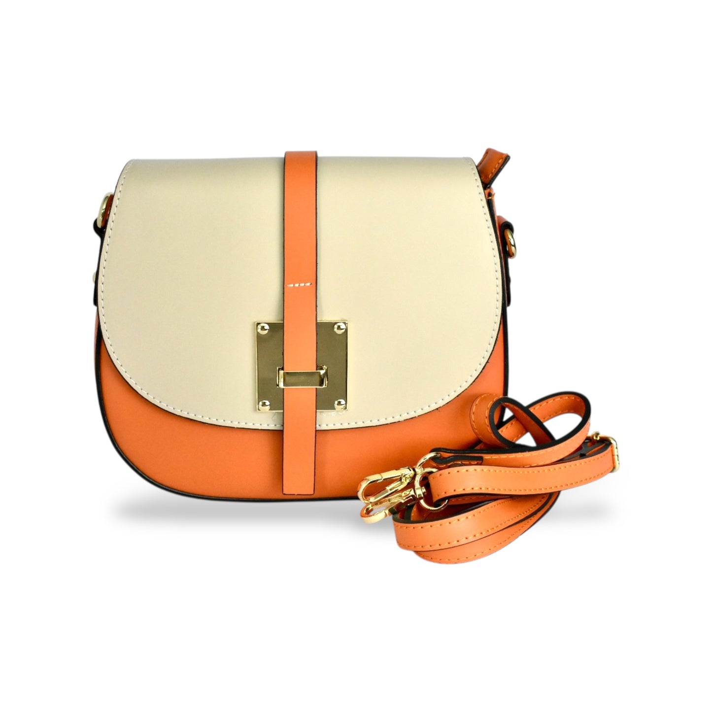 The Bella Duo Italian Leather Crossbody Bag