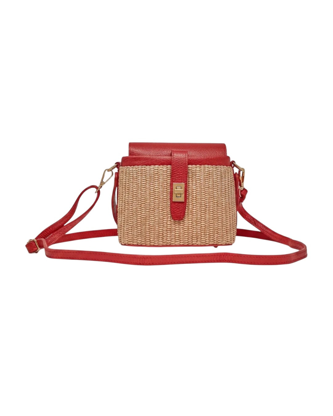 Sole Raffia Crossbody