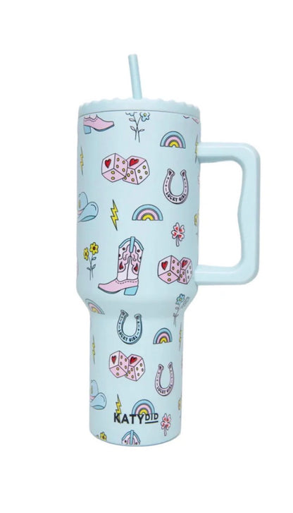 Lucky Girl Western 38 Oz Tumbler
