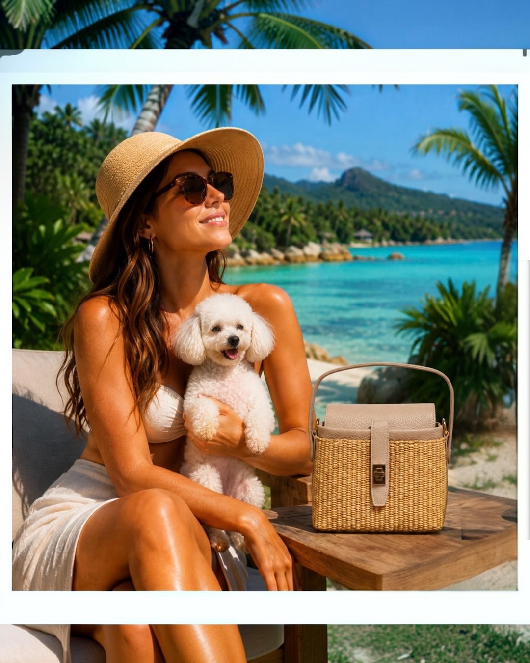 Sole Raffia Crossbody