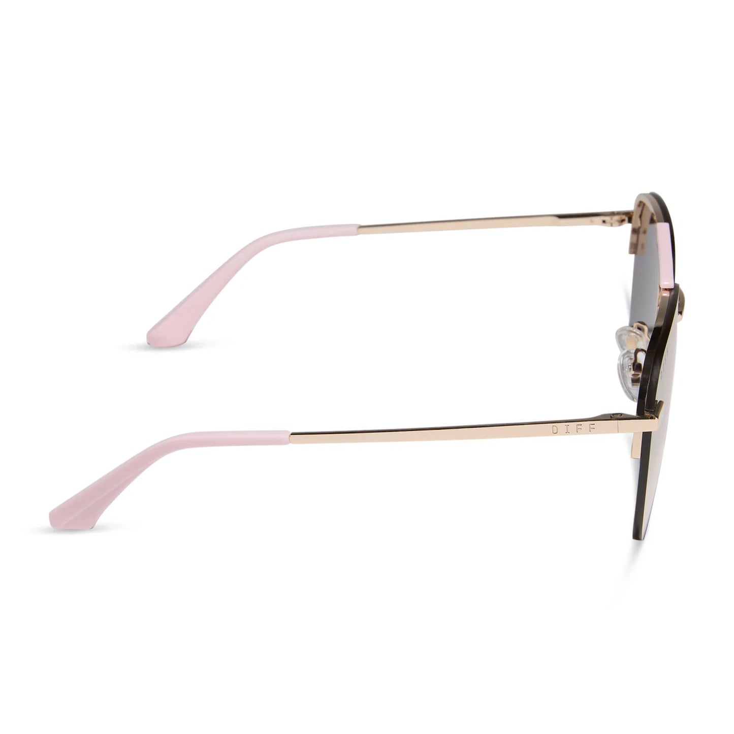 Tahoe Gold Powder Pink Taupe Mirror Sunglasses