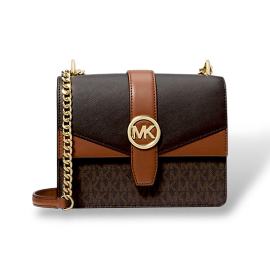 Michael Kors Greenwich Small Signature Logo Crossbody Bag