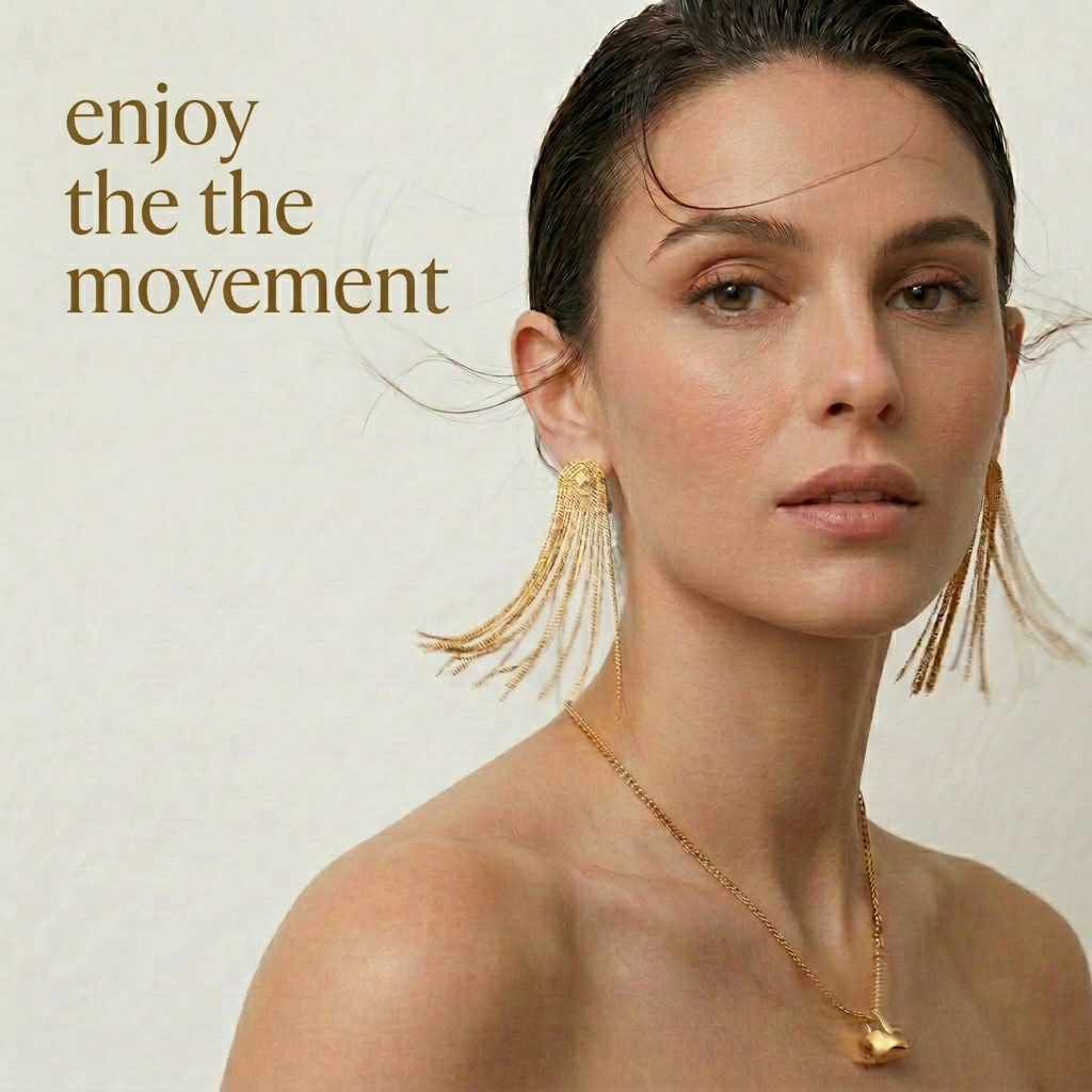 Petit Moments Gold Plated Trento Earrings