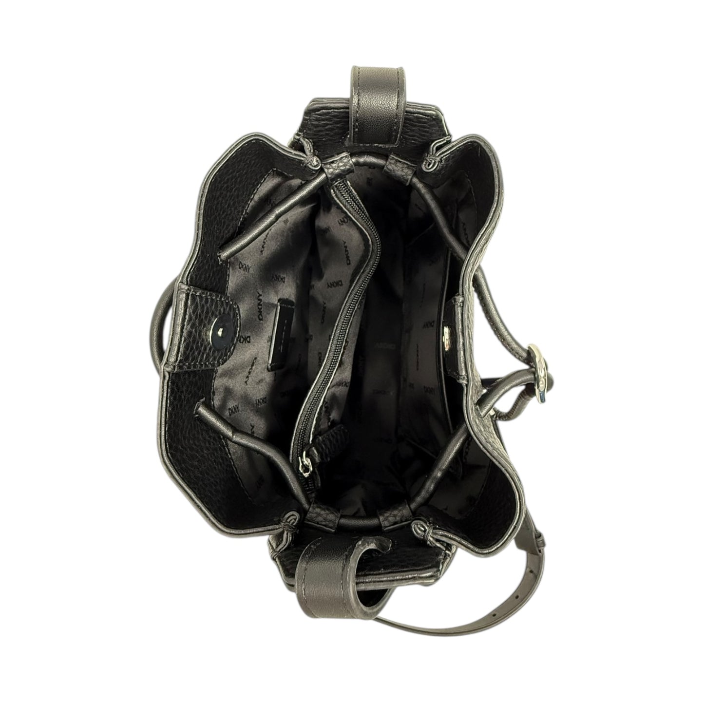 DKNY Annika All Black Bucket Bag