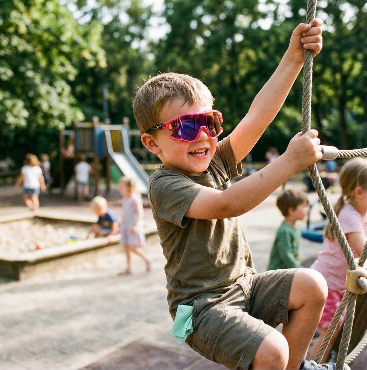 Boys X-Loop Wrap Around Sunglasses Assorted Colors