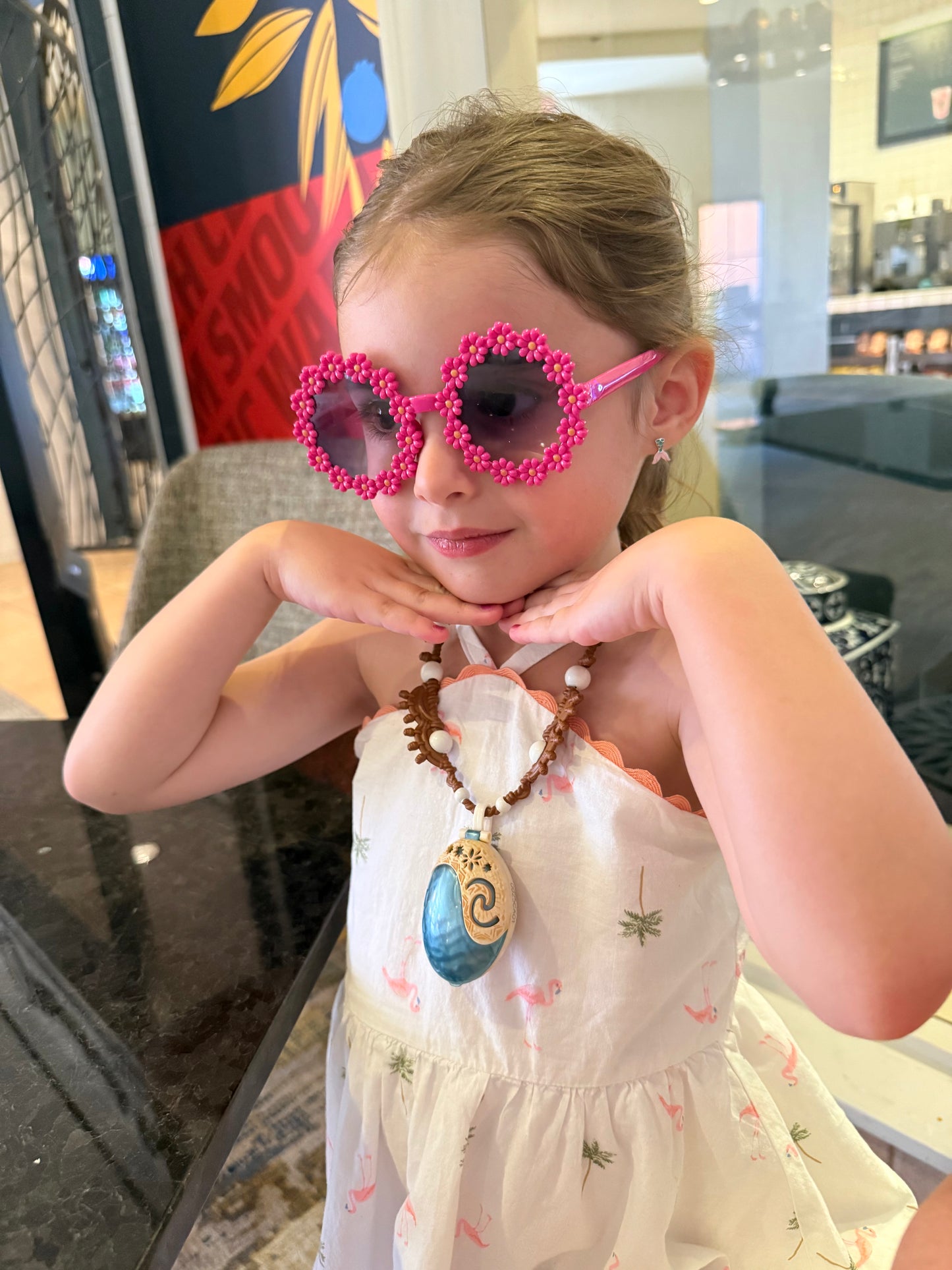 Toddler Girl Daisy Sunglasses