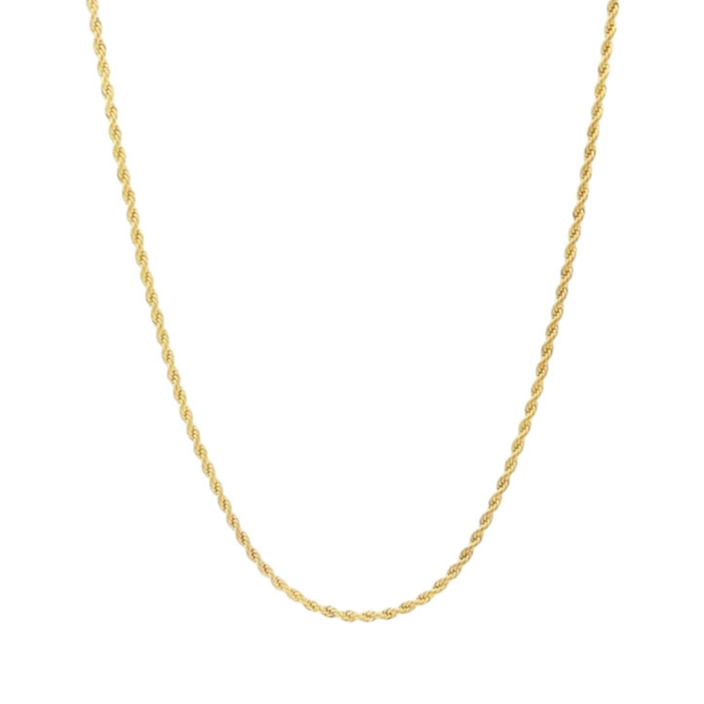 18K Gold Filled, Rope Chain Necklace