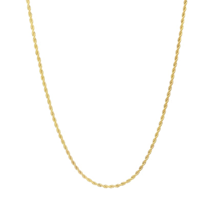 18K Gold Filled, Rope Chain Necklace