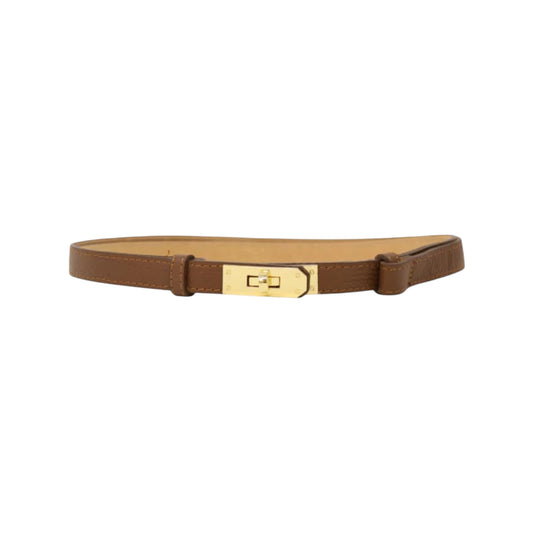 Women's Capri Convertible Chocolate Italian Leather Belt