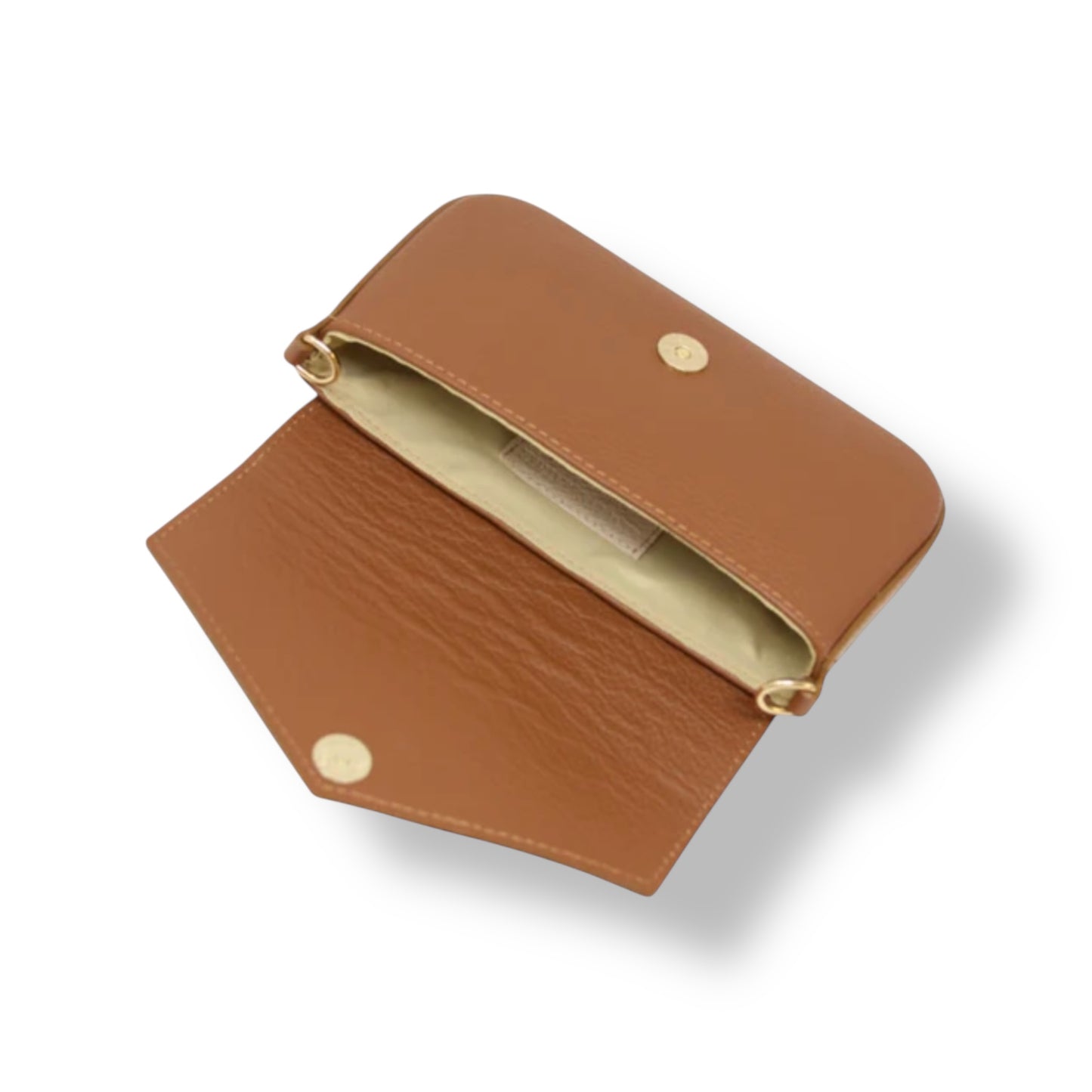 Women's Italian Leather Busta Classica Camel Handbag