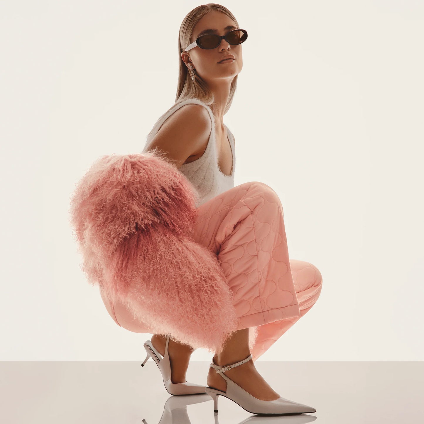 Quay - Felt Cute Chocolate Frame and Brown Lens Sunglasses