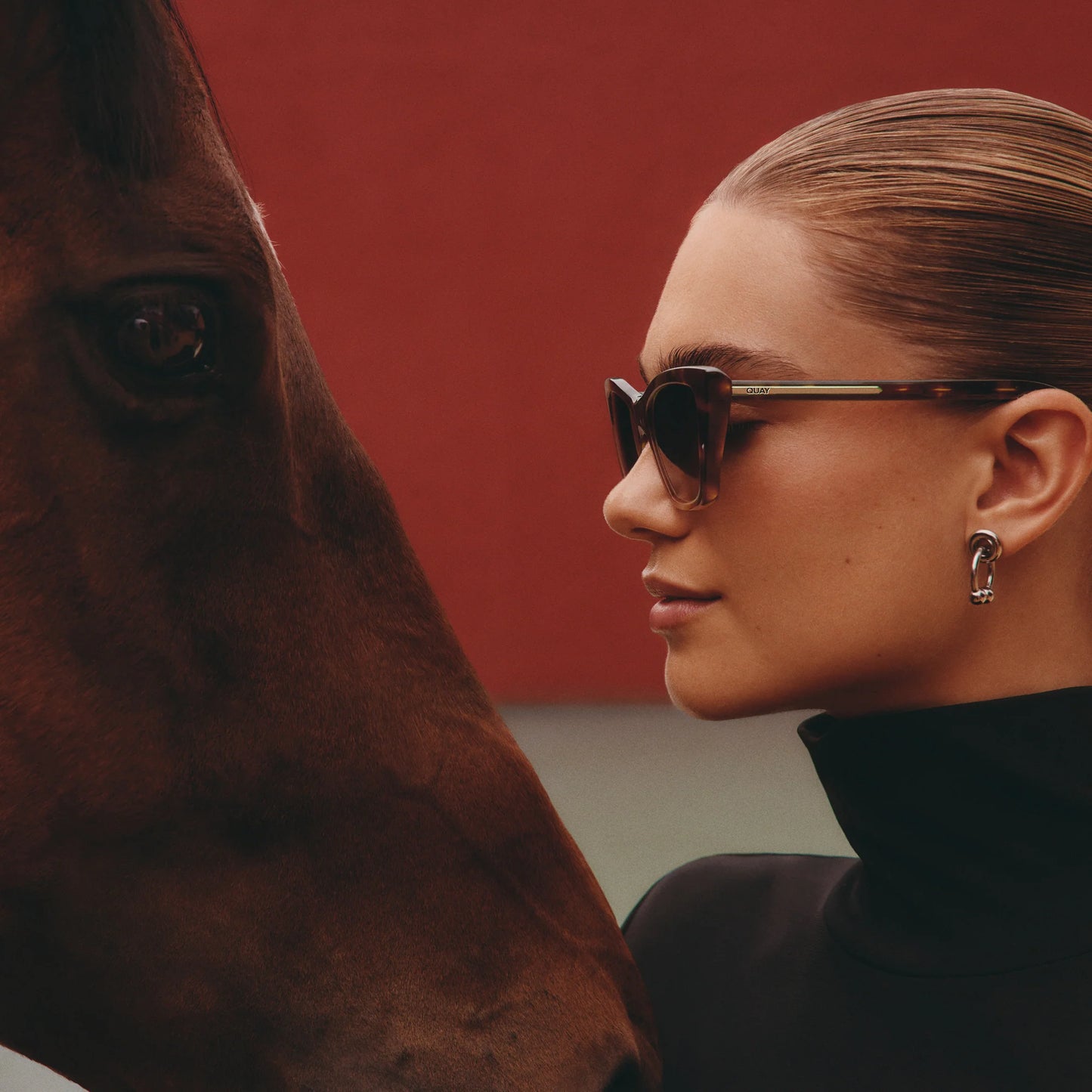 Set in Stone Dark Tortoise Frame and Dark Fawn Lens Sunglasses