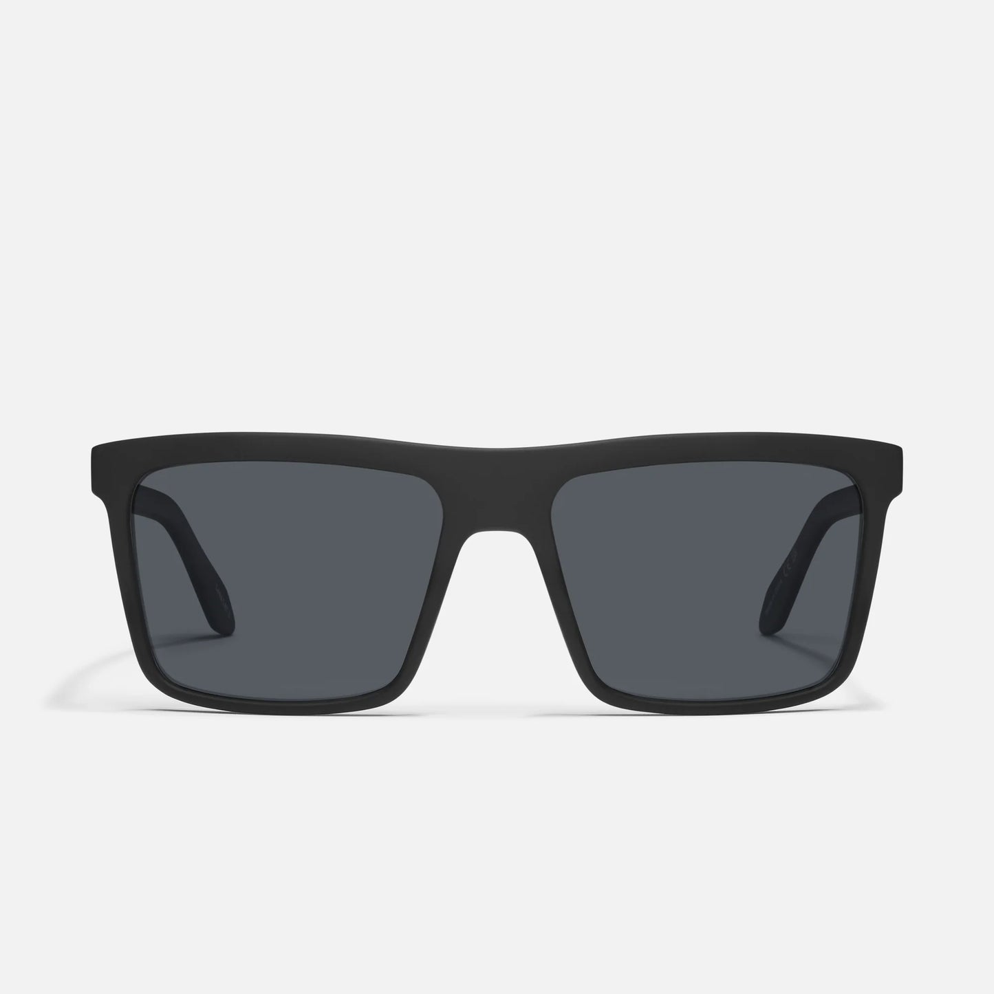 Quay - Let It Run Matte Black Frame Smoke Polarized Lens Sunglasses