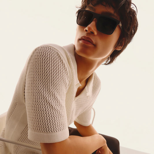 Quay - Let It Run Matte Black Frame Smoke Polarized Lens Sunglasses