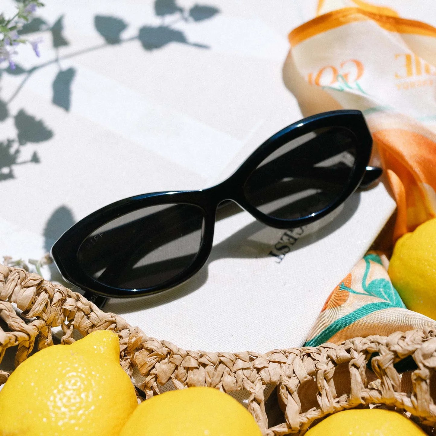 Diff Eyewear Dolce Bella Black Frame with Grey Lens Sunglasses