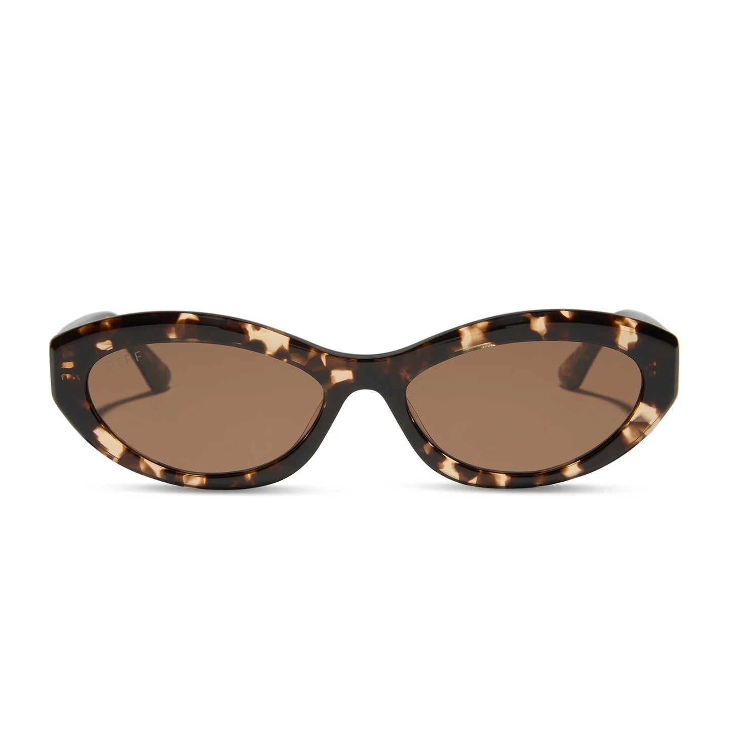 Diff Eyewear Dolce Bella Espresso Tortoise Frame with Brown Lens Sunglasses