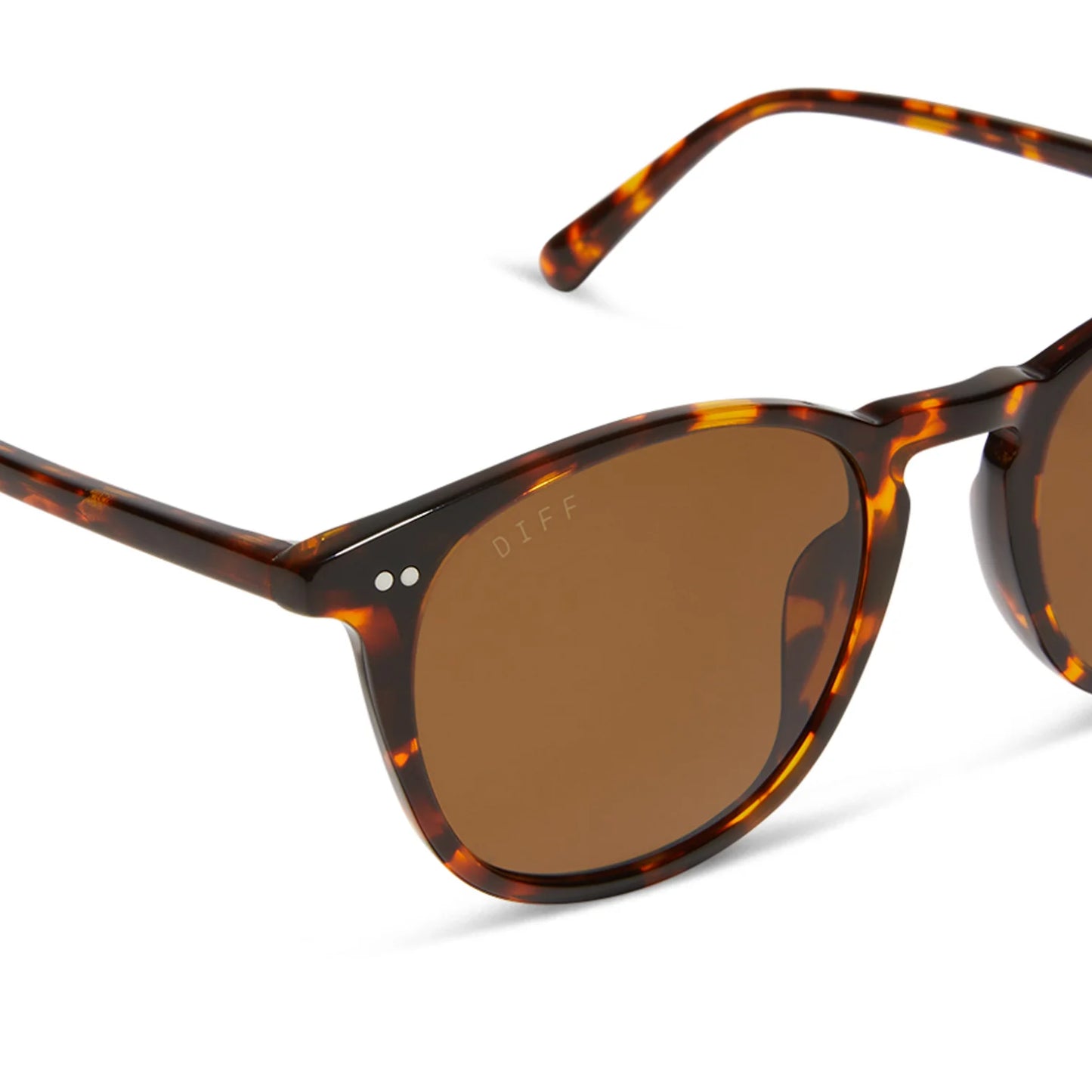 Diff Eyewear Jaxson XL Rich Tortoise Sunglasses