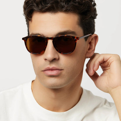 Diff Eyewear Jaxson XL Rich Tortoise Sunglasses