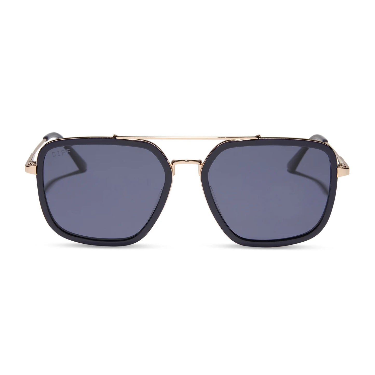 Jordan Gold Royal Temple Frame with Midnight Polarized Lens Sunglasses